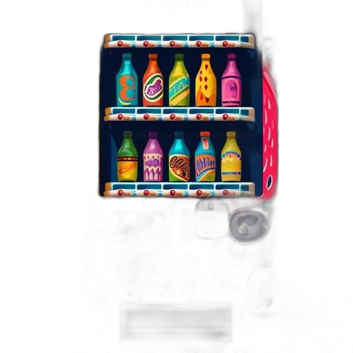 bottle, food, car, robot transparent PNG cut-out