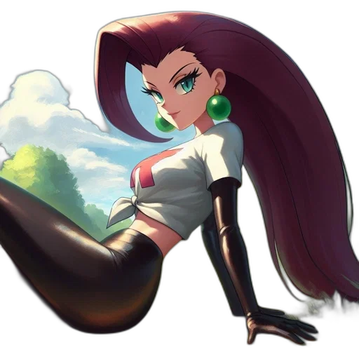 staff, hair, dress, concept art transparent PNG cut-out