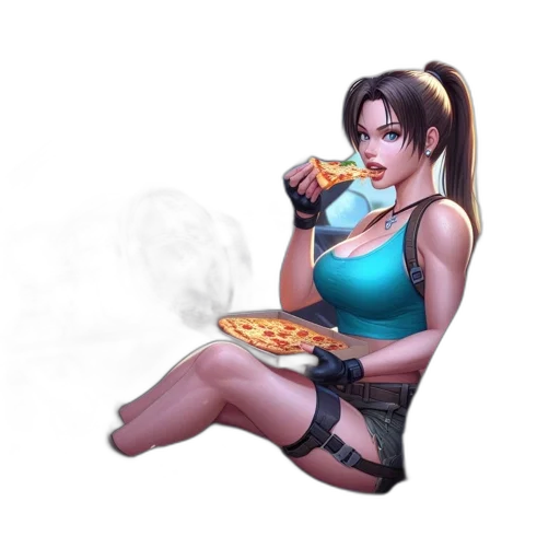 food, dress, pixel art, concept art transparent PNG cut-out