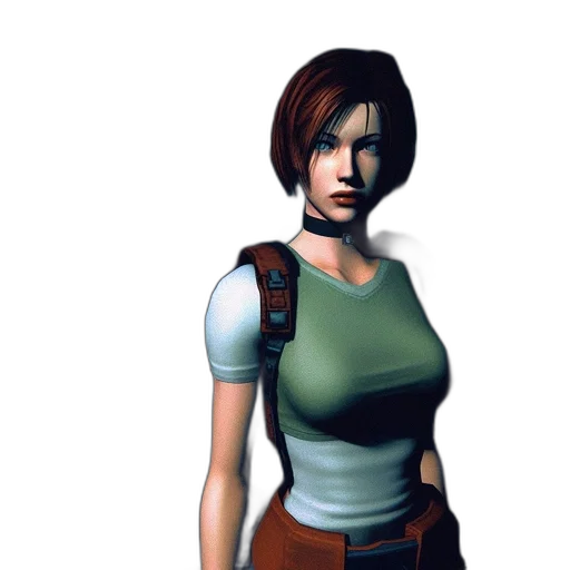 jacket, face, 3d render, concept art transparent PNG cut-out