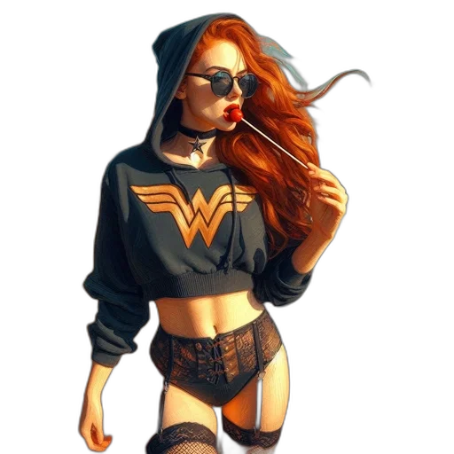 jacket, comic book art, concept art, fantasy art transparent PNG cut-out