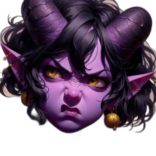 face, staff, mask, fantasy art transparent PNG cut-out