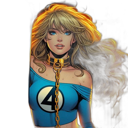 comic book art, concept art, fantasy art, female transparent PNG cut-out