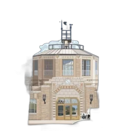 building, furniture, 3d render, concept art transparent PNG cut-out