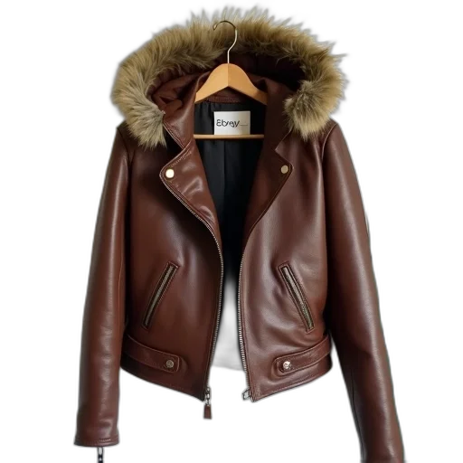 jacket, earth tones, brown, leather transparent PNG cut-out