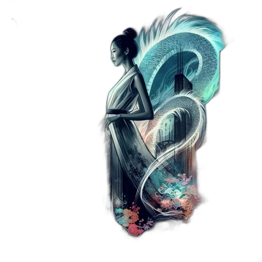 concept art, fantasy art, watercolor, comic book art transparent PNG cut-out