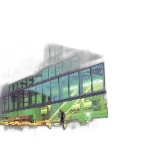 building, car, concept art, 3d render transparent PNG cut-out
