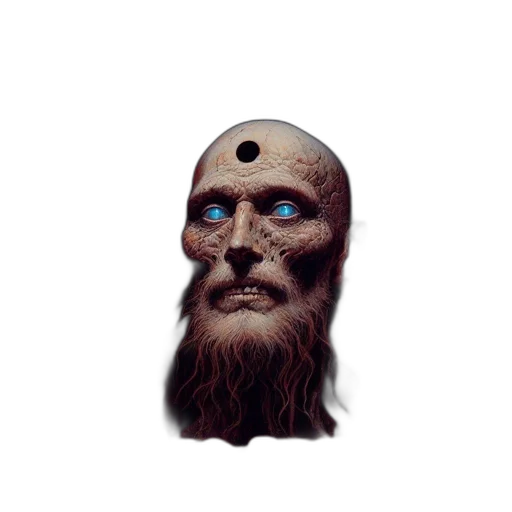 mask, face, creature, staff transparent PNG cut-out