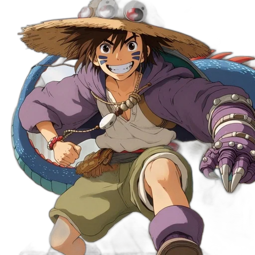 hat, staff, weapon, dragon transparent PNG cut-out