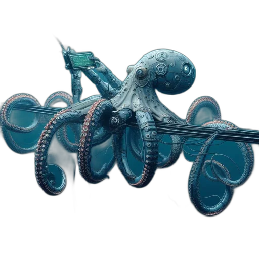 staff, creature, weapon, robot transparent PNG cut-out