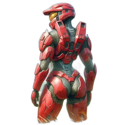 robot, weapon, creature, 3d render transparent PNG cut-out