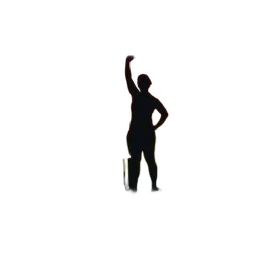 staff, dress, umbrella, robot transparent PNG cut-out