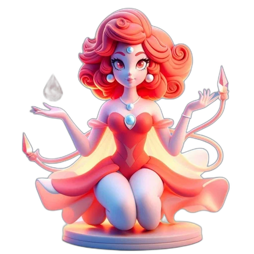 concept art, fantasy art, 3d render, pixel art transparent PNG cut-out