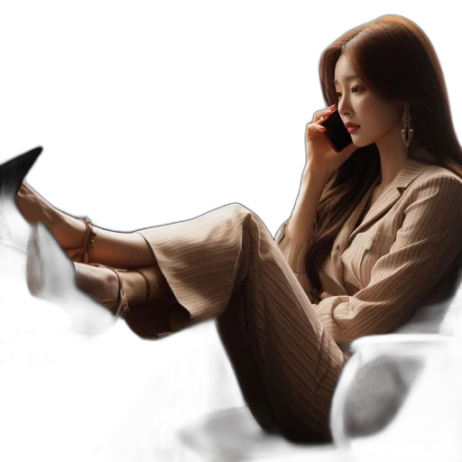 shoes, staff, furniture, photorealistic transparent PNG cut-out