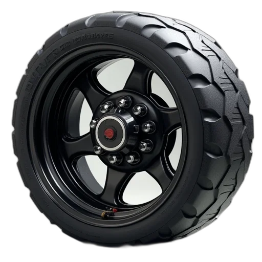 3d render, wheel, wheels, bearing transparent PNG cut-out
