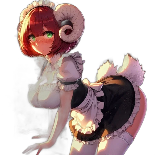 dress, staff, creature, robot transparent PNG cut-out