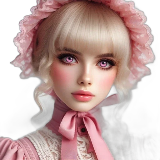 face, photorealistic, fantasy art, 3d render transparent PNG cut-out