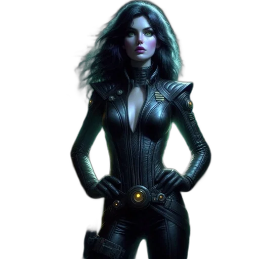 comic book art, concept art, fantasy art, photorealistic transparent PNG cut-out