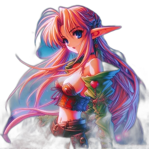 dragon, staff, sword, dress transparent PNG cut-out