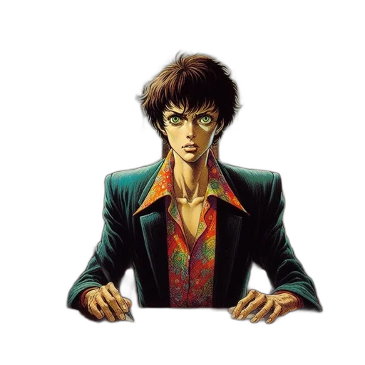 jacket, face, robot, dragon transparent PNG cut-out