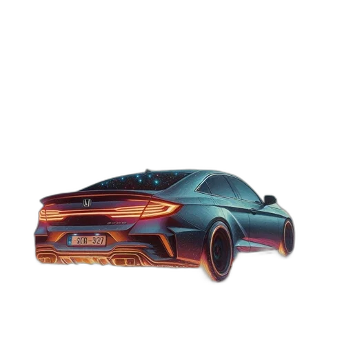 car, weapon, concept art, 3d render transparent PNG cut-out