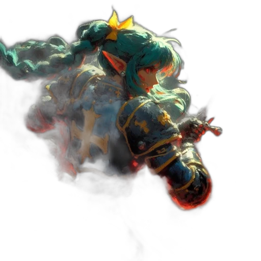 dragon, staff, sword, weapon transparent PNG cut-out