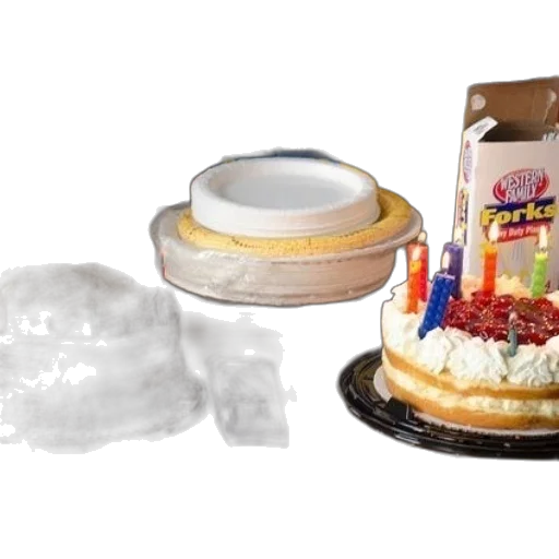 food, crown, 3d render, two transparent PNG cut-out