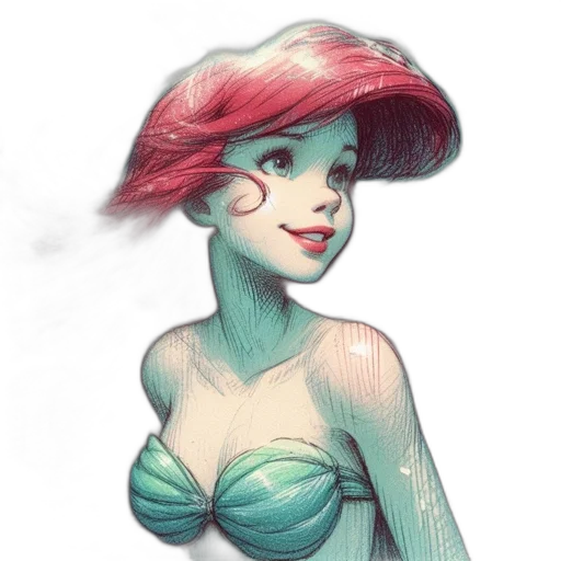 dress, hat, concept art, watercolor transparent PNG cut-out