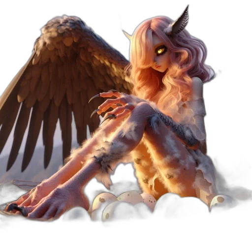 dragon, creature, animal, staff transparent PNG cut-out