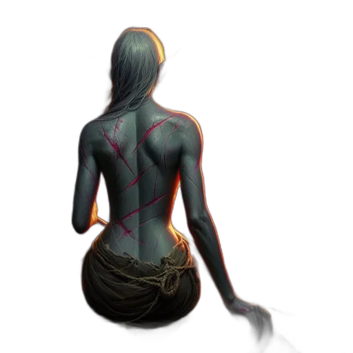 dress, jewelry, hair, creature transparent PNG cut-out