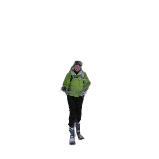 jacket, staff, creature, animal transparent PNG cut-out