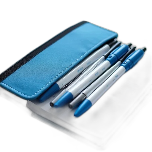 staff, blue, fabric-covered, notebook transparent PNG cut-out