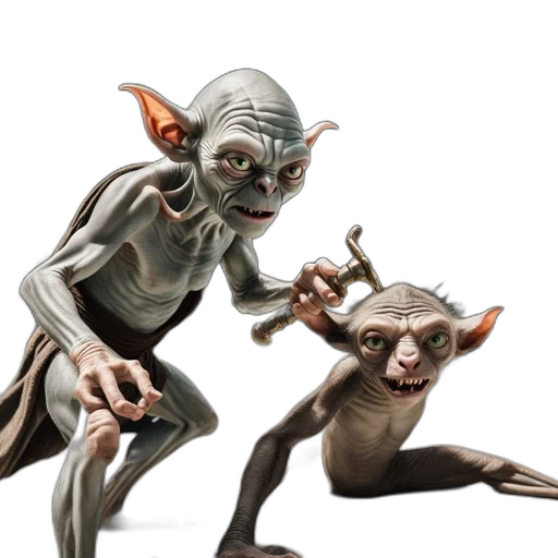 creature, concept art, 3d render, fantasy art transparent PNG cut-out