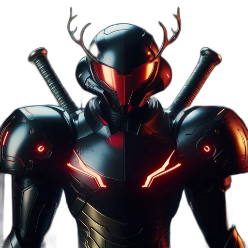 robot, comic book art, concept art, 3d render transparent PNG cut-out