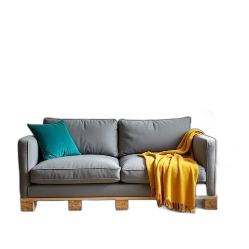 furniture, 3d render, photorealistic, earth tones transparent PNG cut-out