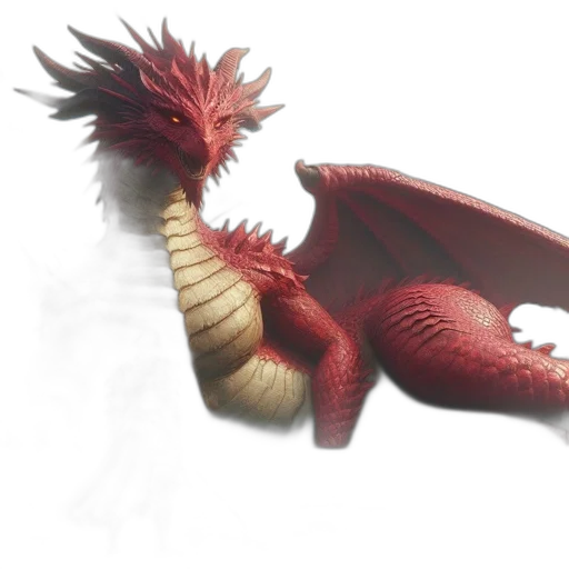 dragon, creature, animal, staff transparent PNG cut-out