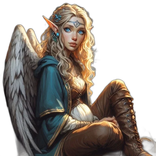 dragon, staff, fantasy art, concept art transparent PNG cut-out