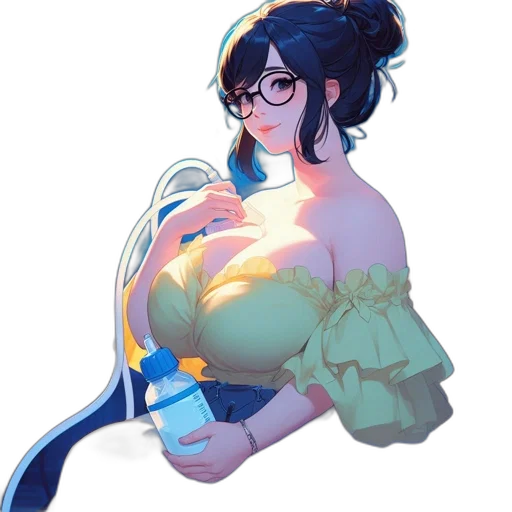 dress, staff, bottle, weapon transparent PNG cut-out