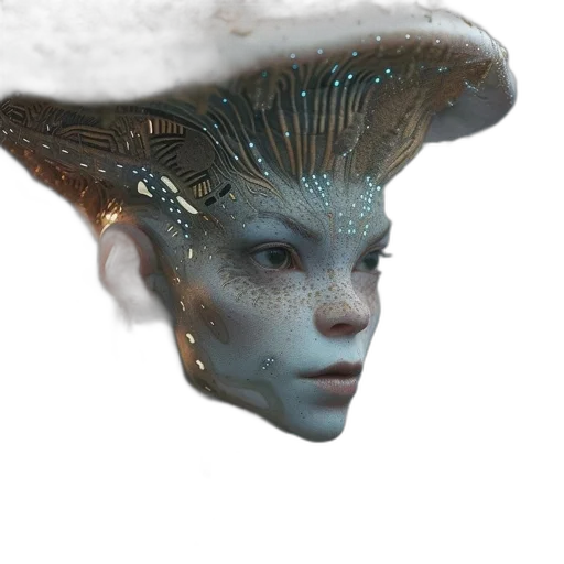 face, creature, crown, hat transparent PNG cut-out