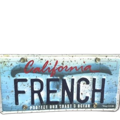 car, california, license, plate transparent PNG cut-out
