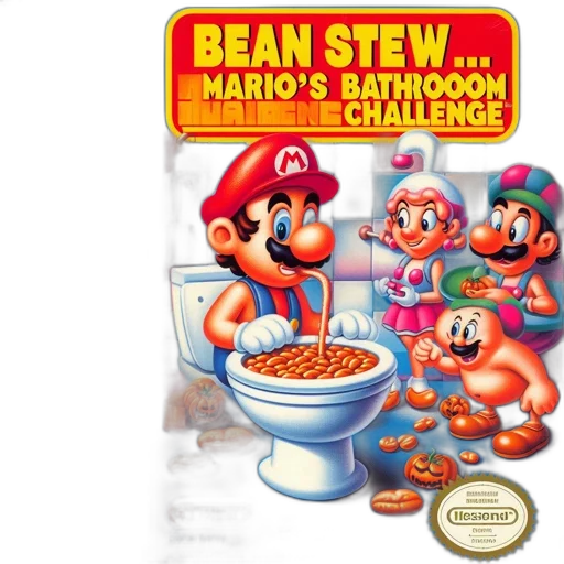 food, concept art, pixel art, mario transparent PNG cut-out