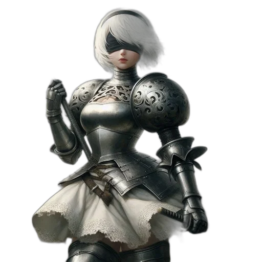robot, weapon, sword, staff transparent PNG cut-out