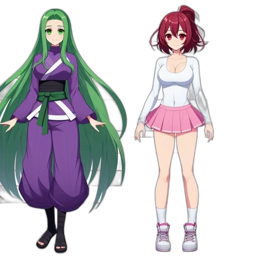 concept art, anime, pixel art, 3d render transparent PNG cut-out