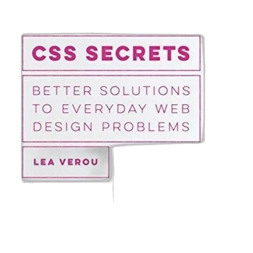 css, secrets, better, solutions transparent PNG cut-out