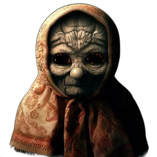 mask, face, creature, staff transparent PNG cut-out
