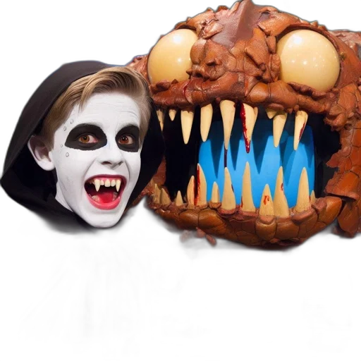 mask, creature, food, face transparent PNG cut-out