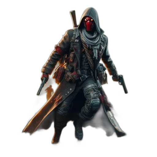 jacket, weapon, sword, staff transparent PNG cut-out