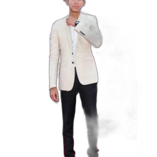 jacket, staff, 3d render, photorealistic transparent PNG cut-out