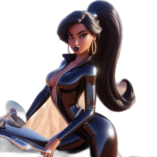 concept art, comic book art, 3d render, cartoon transparent PNG cut-out
