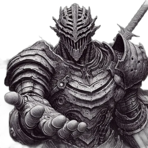 sword, dragon, mask, weapon transparent PNG cut-out